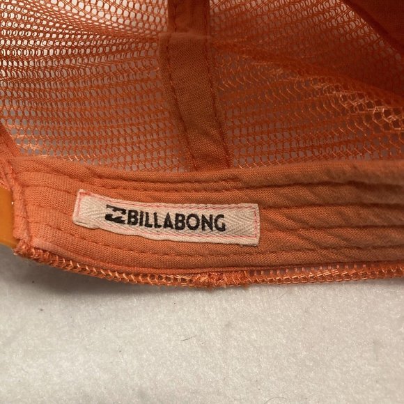 Billabong Foam Mesh Trucker Hat Florida Snapback Orange Florida Sunset Billabong - Picture 9 of 9
